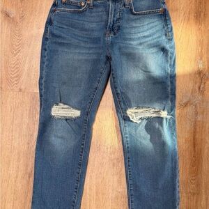 madewell vintage cropped jean